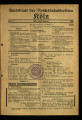 Amtsblatt der Reichsbahndirektion, Köln / 1934