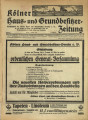 Kölner Haus- und Grundbesitzer-Zeitung / 34. Jahrgang 1932