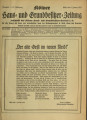Kölner Haus- und Grundbesitzer-Zeitung / 35. Jahrgang 1933