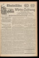 Rheinische Wirte-Zeitung / 20. Jahrgang 1918