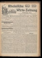 Rheinische Wirte-Zeitung / 9. Jahrgang 1907 (unvollständig)
