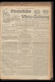 Rheinische Wirte-Zeitung / 22. Jahrgang 1920 (unvollständig)