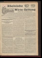 Rheinische Wirte-Zeitung / 30. Jahrgang 1928