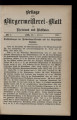 Bürgermeisterei-Blatt für Rheinland und Westfalen / BEIL 1898