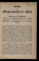 Bürgermeisterei-Blatt für Rheinland und Westfalen / BEIL 1900