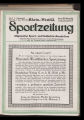 Rheinisch-westfälische Sportzeitung / 2. Jahrgang 1913