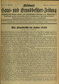 Kölner Haus- und Grundbesitzer-Zeitung / 38. Jahrgang 1936
