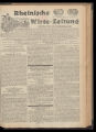Rheinische Wirte-Zeitung / 33. Jahrgang 1931