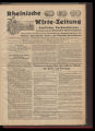 Rheinische Wirte-Zeitung / 34. Jahrgang 1932 (unvollständig)