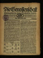 Die Genossenschaft / 6. Jahrgang 1916