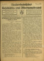 Niederrheinischer Geschichts- und Altertumsfreund / 6.1908/09