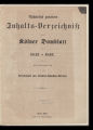 Alphabetisch geordnetes Inhalts-Verzeichnis zum Kölner Domblatt / 1842/1857