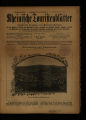 Rheinische Touristenblätter / 1. Jahrgang 1898 ( Jahrgang III des Eifelland)