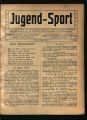 Jugend-Sport / 2. Jahrgang 1911