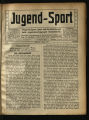 Jugend-Sport / 3. Jahrgang 1912