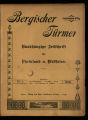 Bergischer Türmer / 4. Jahrgang 1907