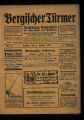 Bergischer Türmer / 5. Jahrgang 1908