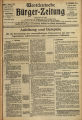 Westdeutsche Bürger-Zeitung / 13. Jahrgang 1911