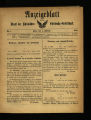 Anzeigeblatt für den Dienst der Rheinischen Eisenbahn-Gesellschaft / 1879 (unvollständig)
