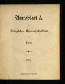 Amtsblatt A der Königlichen Eisenbahn-Direktion zu Cöln / 1906