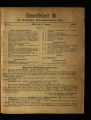 Amtsblatt B der Königlichen Eisenbahndirektion Cöln / 1918