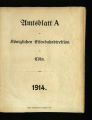 Amtsblatt A der Königlichen Eisenbahndirektion zu Cöln / 1914