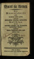 Pharos für Aeonen / 1. Jahrgang 1794, Heft 1/4,