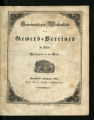 Gemeinnütziges Wochenblatt des Gewerb-Vereines zu Köln / 14. Jahrgang 1849
