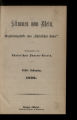 Stimmen vom Rhein / 1. Jahrgang 1892 