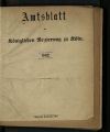 Amtsblatt der Königlichen Regierung zu Cöln / 1862