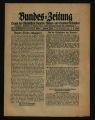 Bundes-Zeitung / 3. Jahrgang 1922