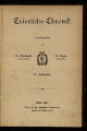 Trierische Chronik / 3. Jahrgang 1906/07