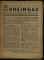 Rheingau  / 13. Jahrgang 1933