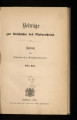 Beiträge zur Geschichte des Niederrheins / 1. 1886