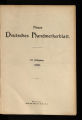 Neues deutsches Handwerkerblatt / 11.1909