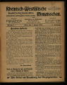Rheinisch-Westfälische Monatsschau / 5. Jahrgang 1906