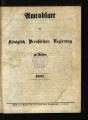 Amtsblatt der Bezirksregierung zu Trier / 1857