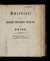 Amtsblatt der Bezirksregierung zu Trier / 1830