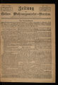 Zeitung des Kölner Wohnungsmieter-Vereins / 1. Jahrgang 1891