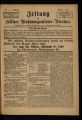 Zeitung des Kölner Wohnungsmieter-Vereins / 2. Jahrgang 1892 (unvollständig)