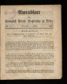 Amtsblatt der Bezirksregierung zu Trier / 1838