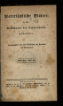 Vaterländische Blätter, den Bewohnern des Niederrheins gewidmet / 1.1814