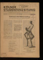 Kölner Studentenzeitung / 1955 (unvollständig)