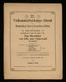 Volksunterhaltungsabend der Deutschen Gewerkvereine (Cöln) / 27/31. Jahrgang 1911