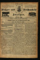 Westdeutscher Metzger- und Viehandels-Anzeiger / 4. Jahrgang 1898 (unvollständig)
