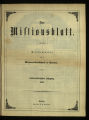 Das Missionsblatt / 75. Jahrgang 1900