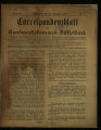 Correspondenzblatt der Handwerkskammer Düsseldorf / 4. Jahrgang 1903  (unvollständig)
