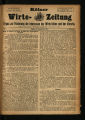 Kölner Wirte-Zeitung / 1. Jahrgang 1898 (unvollständig)