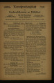 Korrespondenzblatt der Handwerkskammer zu Düsseldorf / 9. Jahrgang 1908/09 (unvollständig)