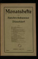 Monatsheft der Handwerkskammer zu Düsseldorf / 18. Jahrgang 1917/18